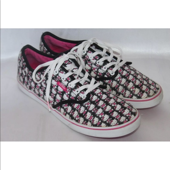 vans shoes hello kitty graphic canvas sneakers poshmark